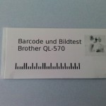 Brother QL-570 Testdruck